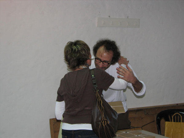 Saludando a Claudia Lerda