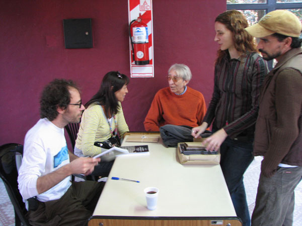 Con Mariana Folatelli, mi Padre, Carla Pelligra y Cristian Rodr�guez en la presentaci�n del Libro "El Asistente de Producci�n de Cine Publicitario en Buenos Aires"